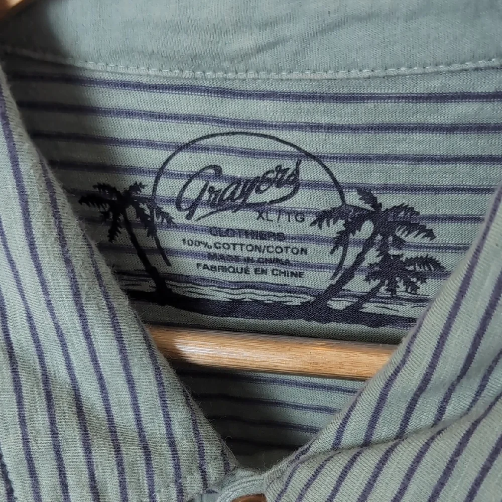 Grayers Striped Polo Shirt - Blue and Gray - Picture 4 of 7